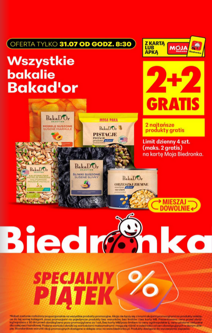 Wszystkie bakalie BakaD'Or (2+2 GRATIS)