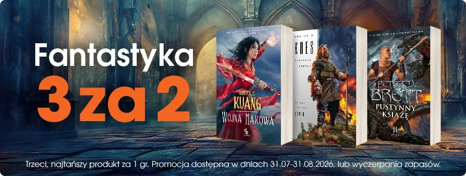 KSIĄŻKI - Fantastyka, 3 książki w cenie dwóch (trzeci produkt za 1 grosz) - Wydawnictwo Fabryka Słów
