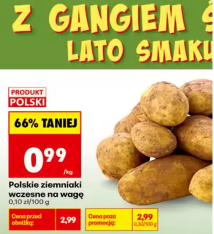 Polskie ziemniaki wczesne, na wagę, 1 KG