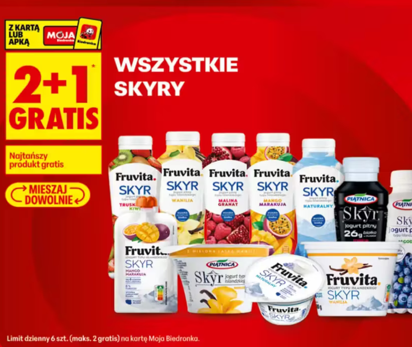 Wszystkie SKYR'y (2+1 GRATIS)