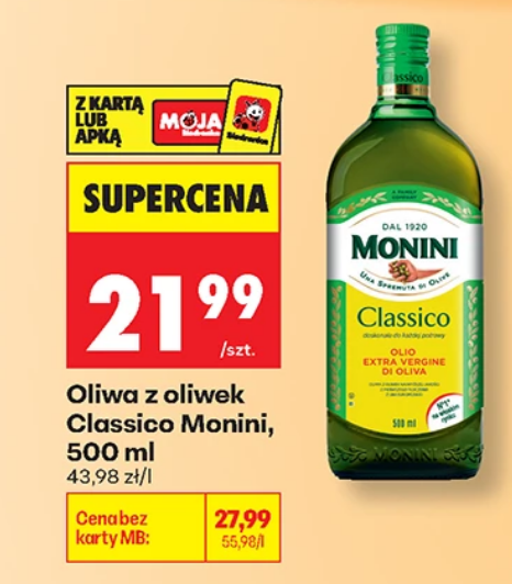 Oliwa z oliwek Classico Monini, 500 ML