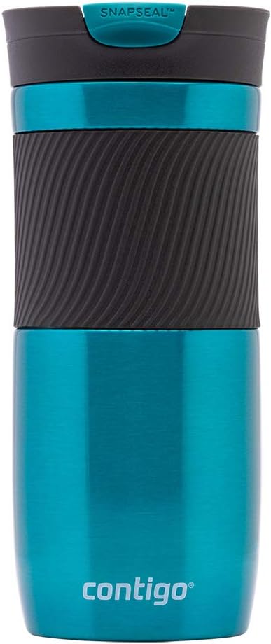 Contigo Unisex Byron Kubek Termiczny, Niebieski/Szary, 470 ml