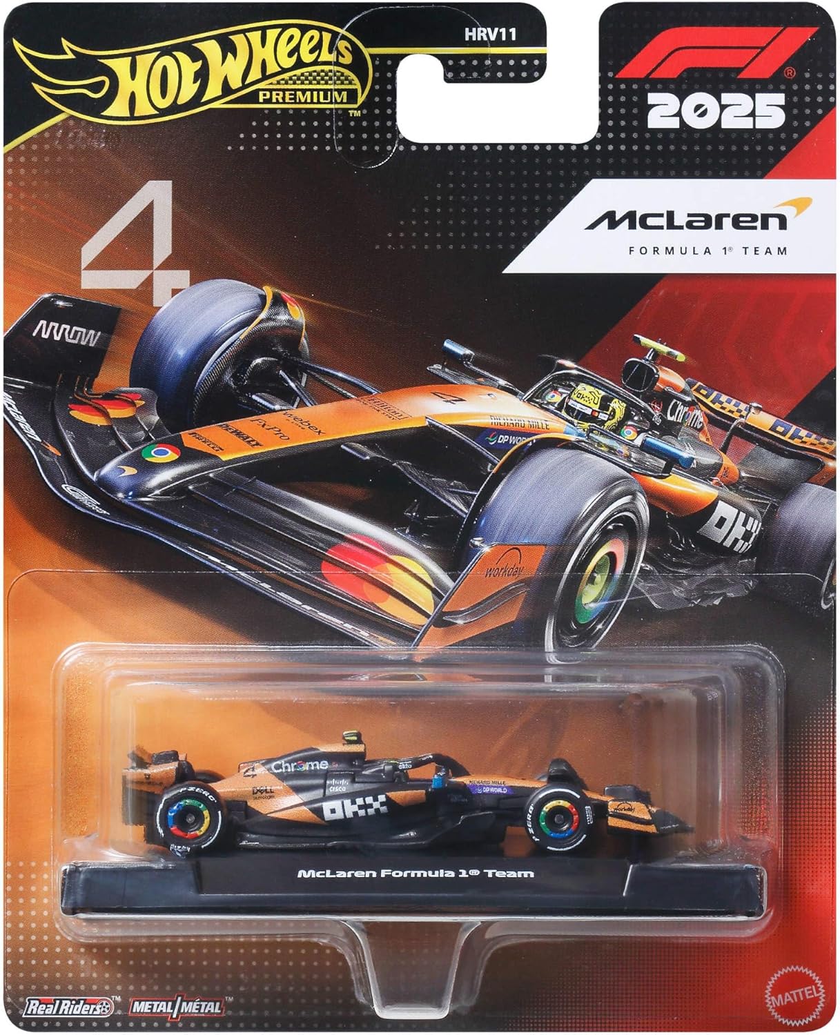Hot Wheels Premium McLaren Mastercard bolid Formula 1