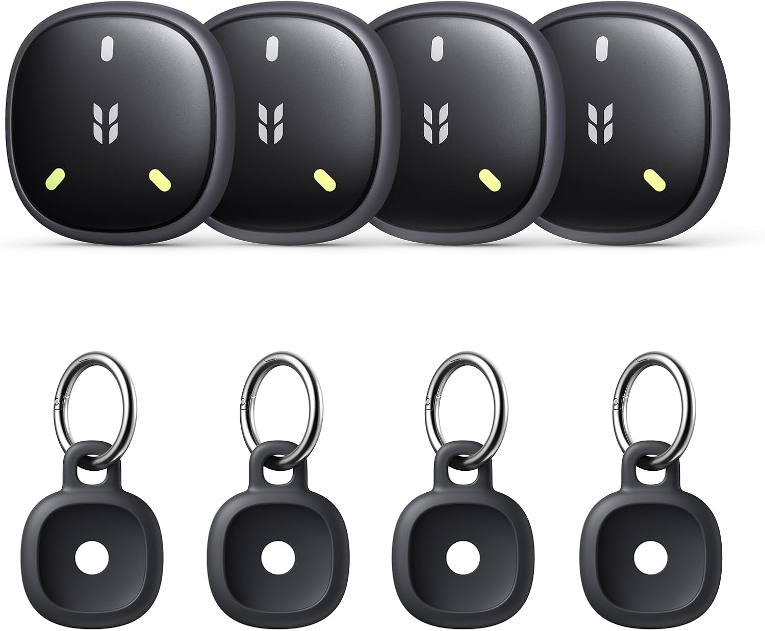 UGREEN FineTrack Mini 2 Tracker (tylko iOS), 4 szt. | GPS tracker z sygnałem 110dB + 4 breloczki