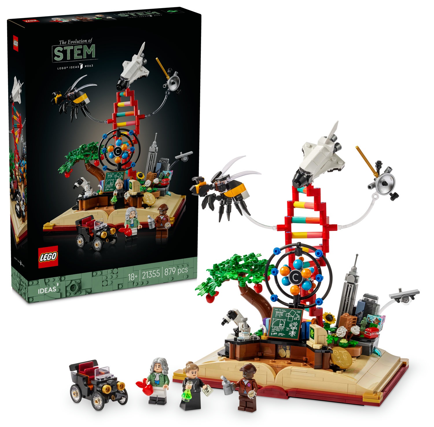 Klocki LEGO Ideas 21355 Rozwój STEM "Ewolucja przedmiotów ścisłych" - od AllegroRetail