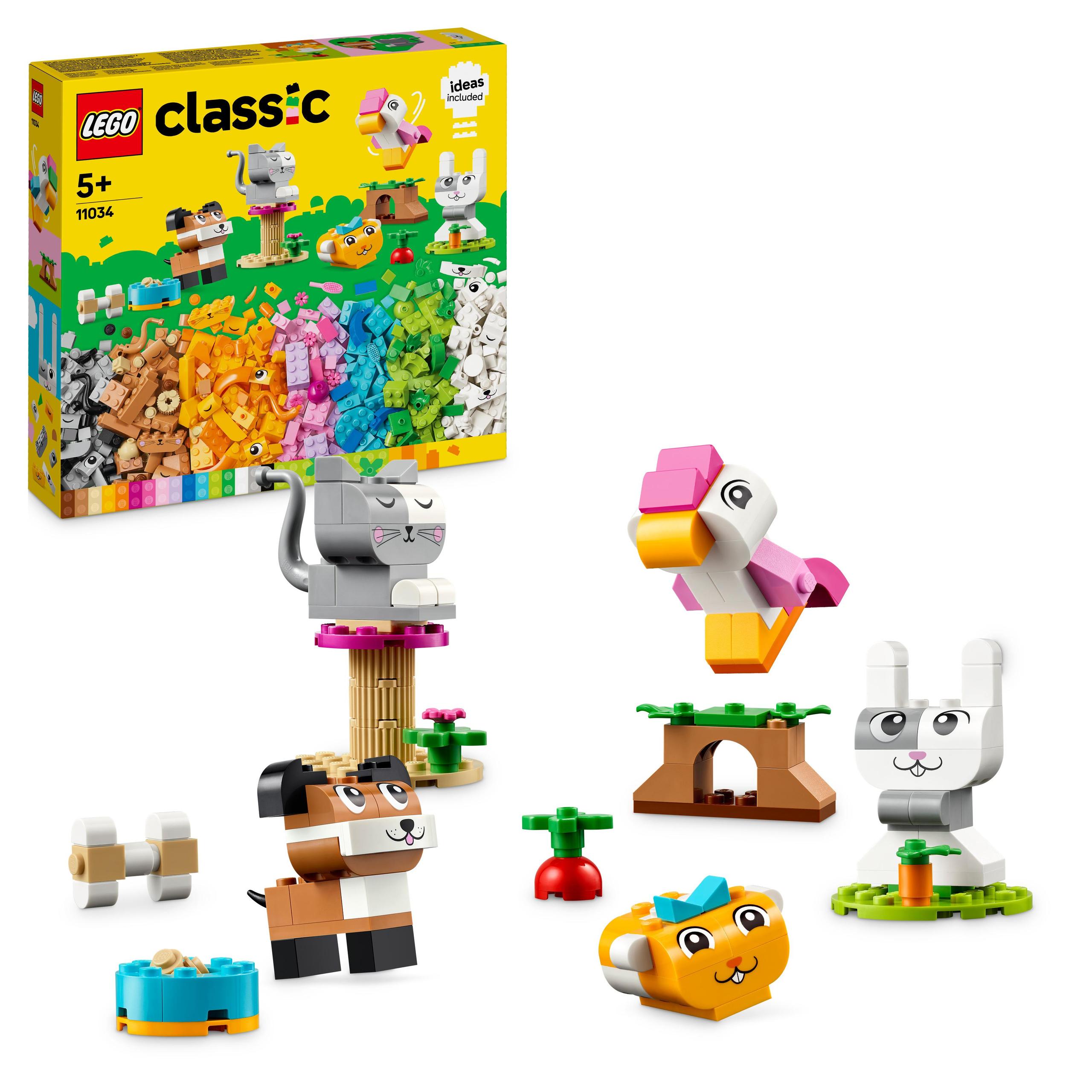 Klocki LEGO Classic 11034 Klasyczny 11034 Kreatywne zwierzaki - od AllegroRetail