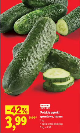 Polskie ogórki grutowe, luzem, 1kg