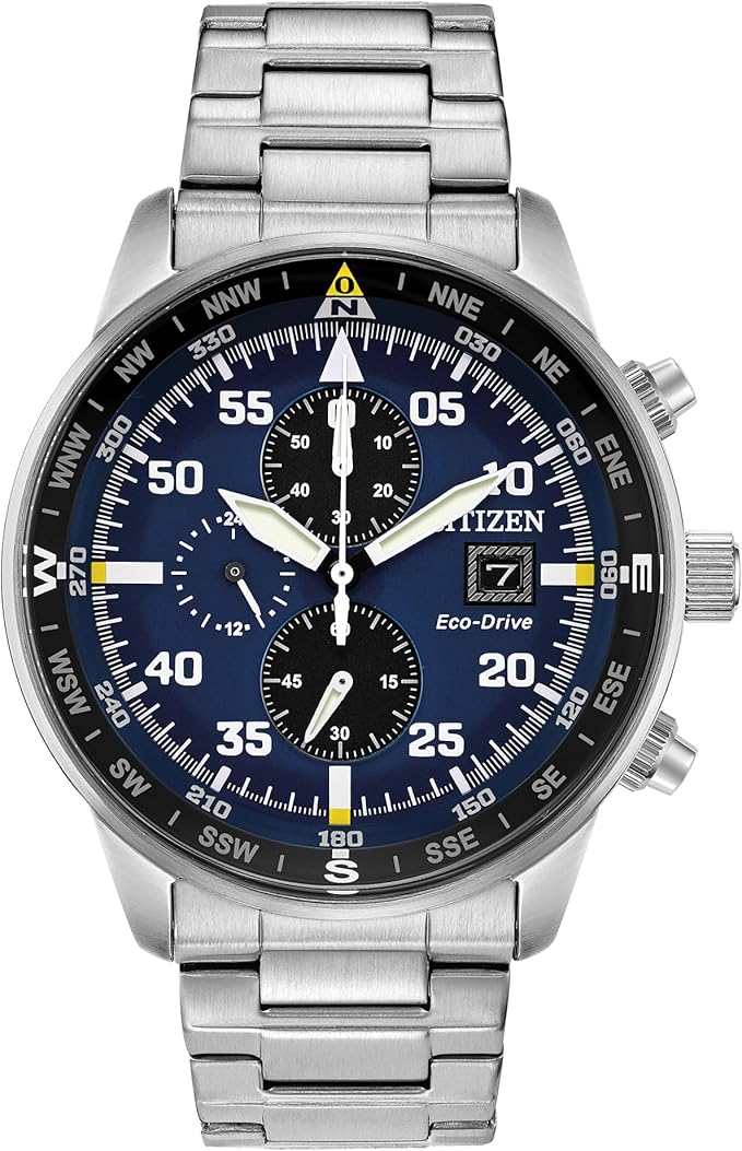 Citizen Męski zegarek na rękę z chronografem Eco-Drive