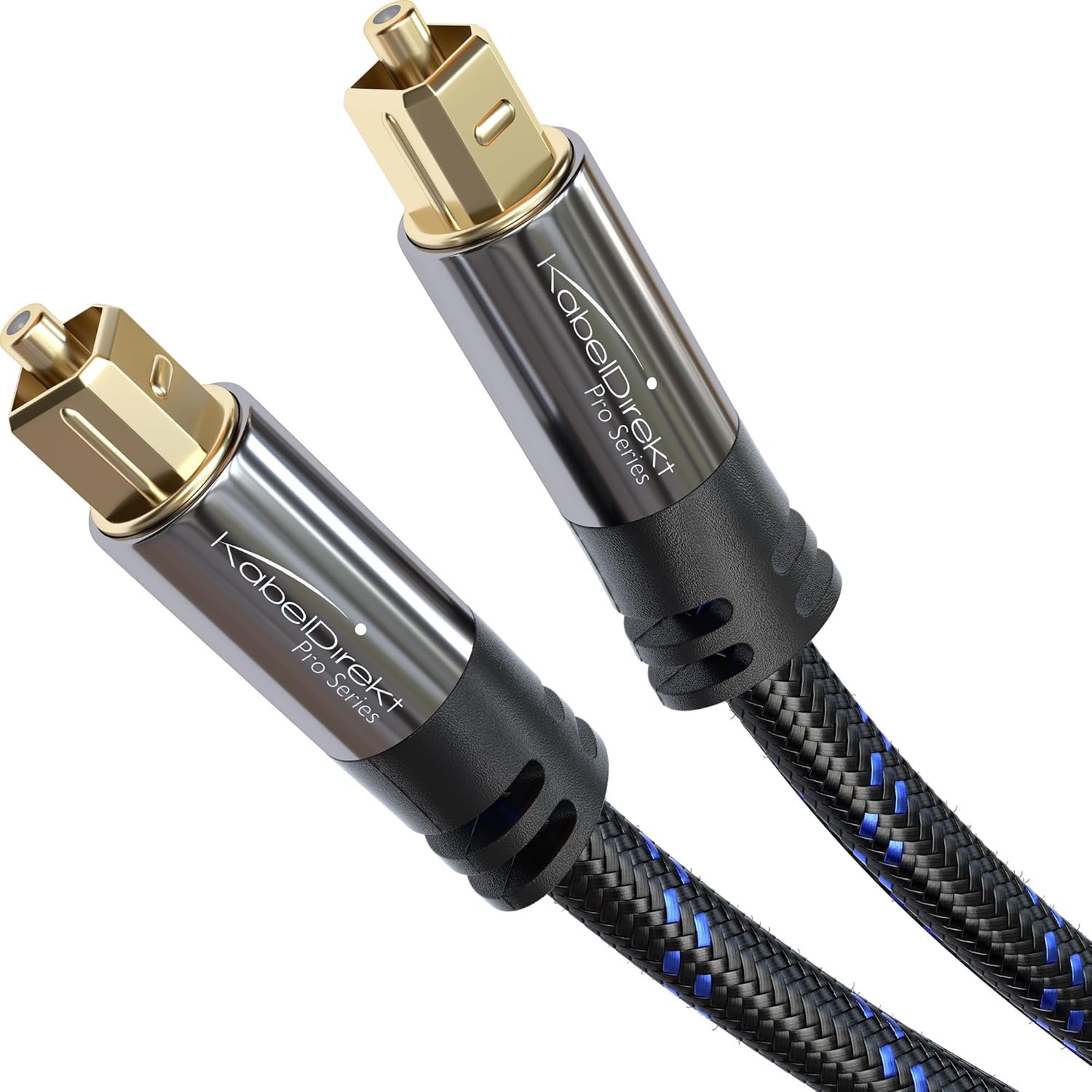 KabelDirekt – Optyczny kabel audio – 1,5m – Soundbar | S/PDIF, światłowodowy do kina domowego, wzmacniaczy, Gaming, PS4/Xbox
