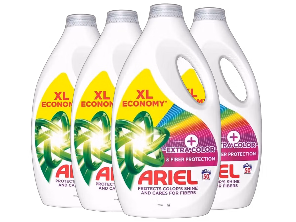4x płyn do prania Ariel Extra Color & Fiber Protection | 2,25 l