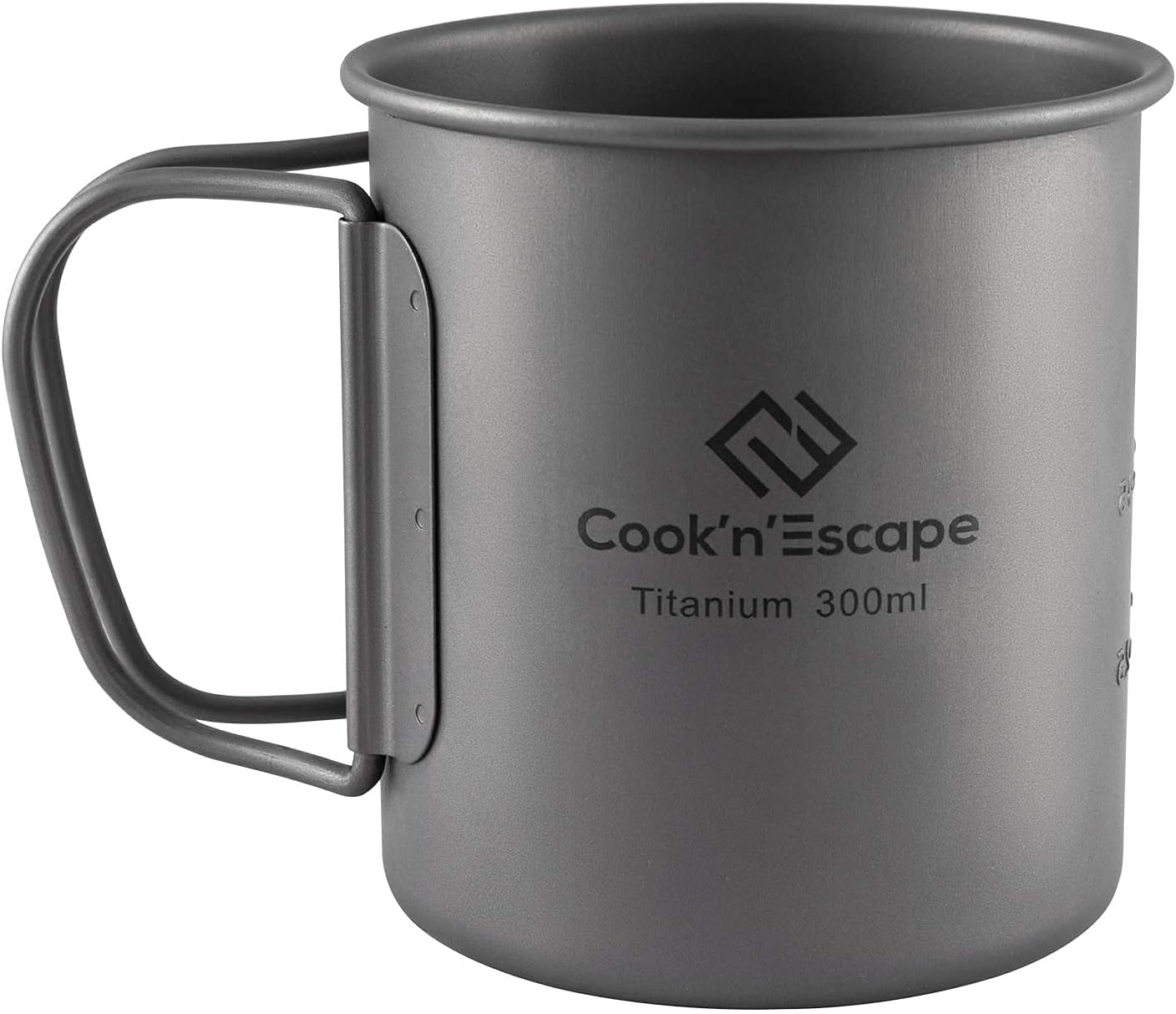 COOK'N'ESCAPE Tytanowy 300 ml kubek kempingowy