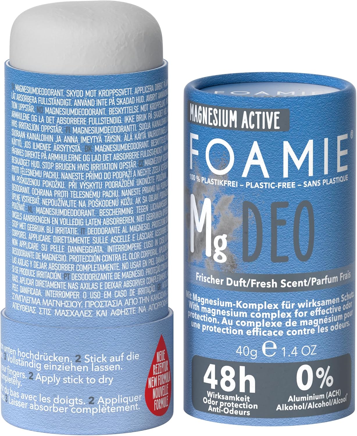 Foamie, dezodorant męski "Refresh", nowa formuła, deo w sztyfcie, 40 g