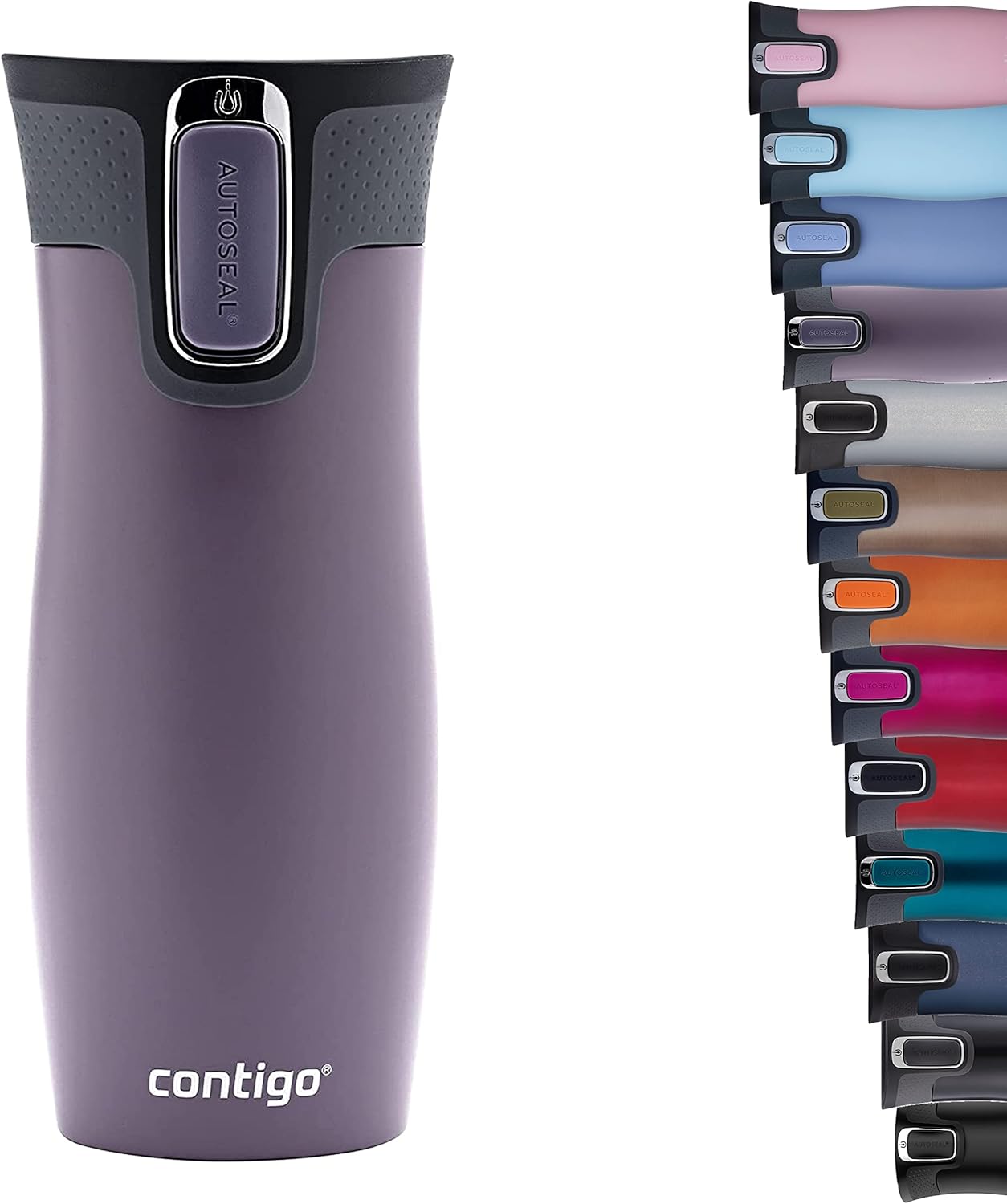 Contigo West Loop Autoseal kubek podróżny, termos ze stali nierdzewnej, 470 ml