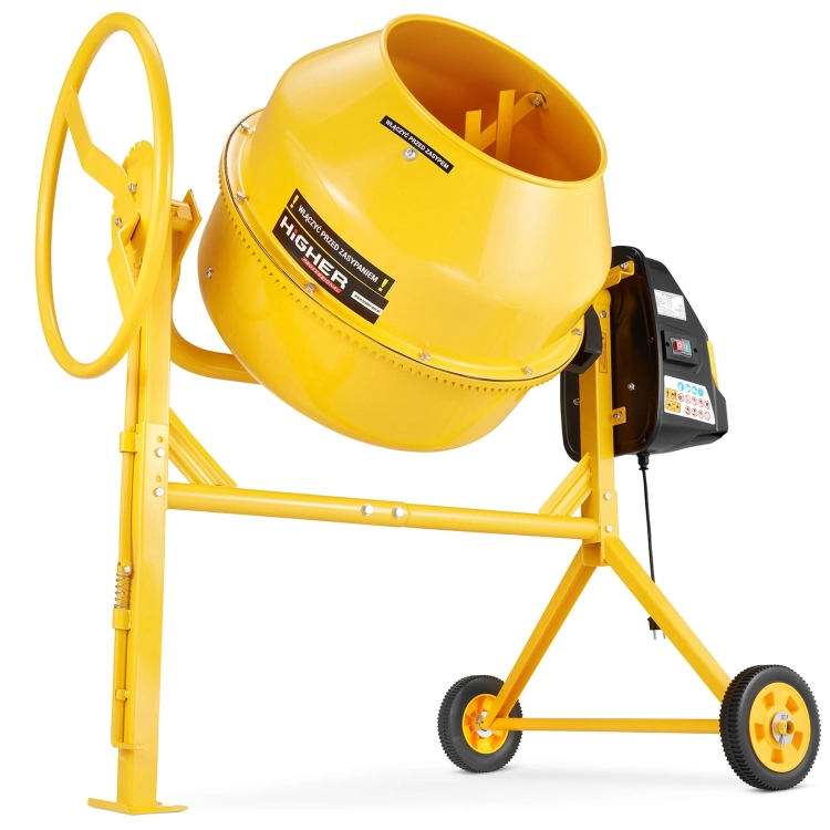 Betoniarka wolnospadowa mieszalnik HIGHER PROFESSIONAL 160L 230V 1300W