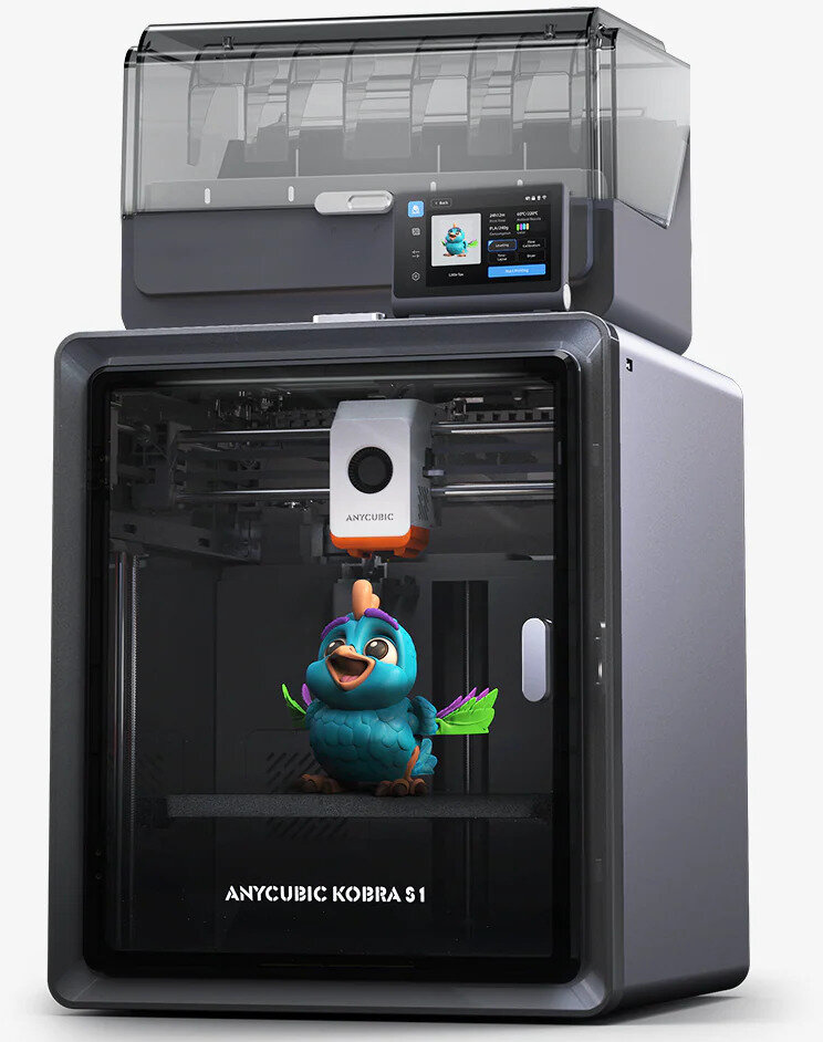 Zestaw Drukarka 3D ANYCUBIC Kobra S1 Combo Wi-Fi + Hotend + Filament PLA Czarny