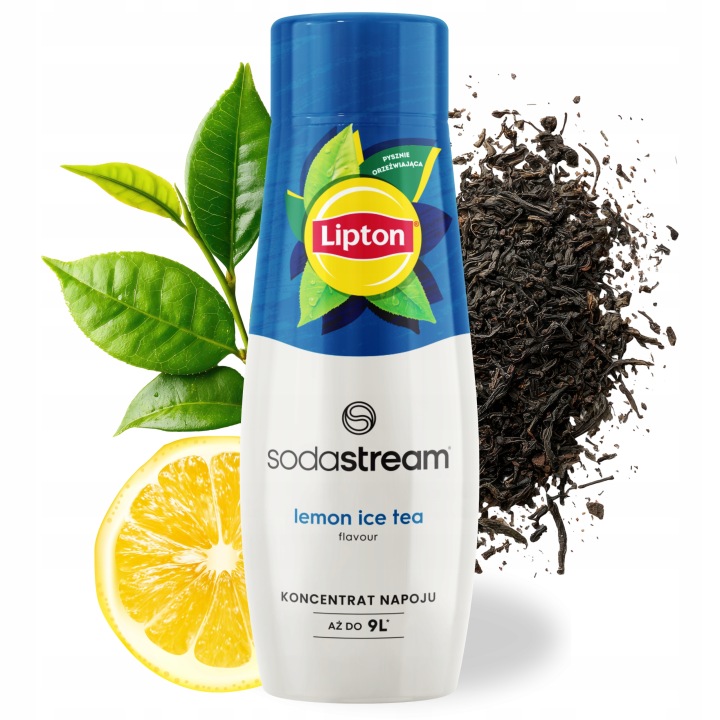 Syrop SODASTREAM do Saturatora Lipton Lemon Ice Tea Herbata Cytryna, 440 ml - od CarbonWay