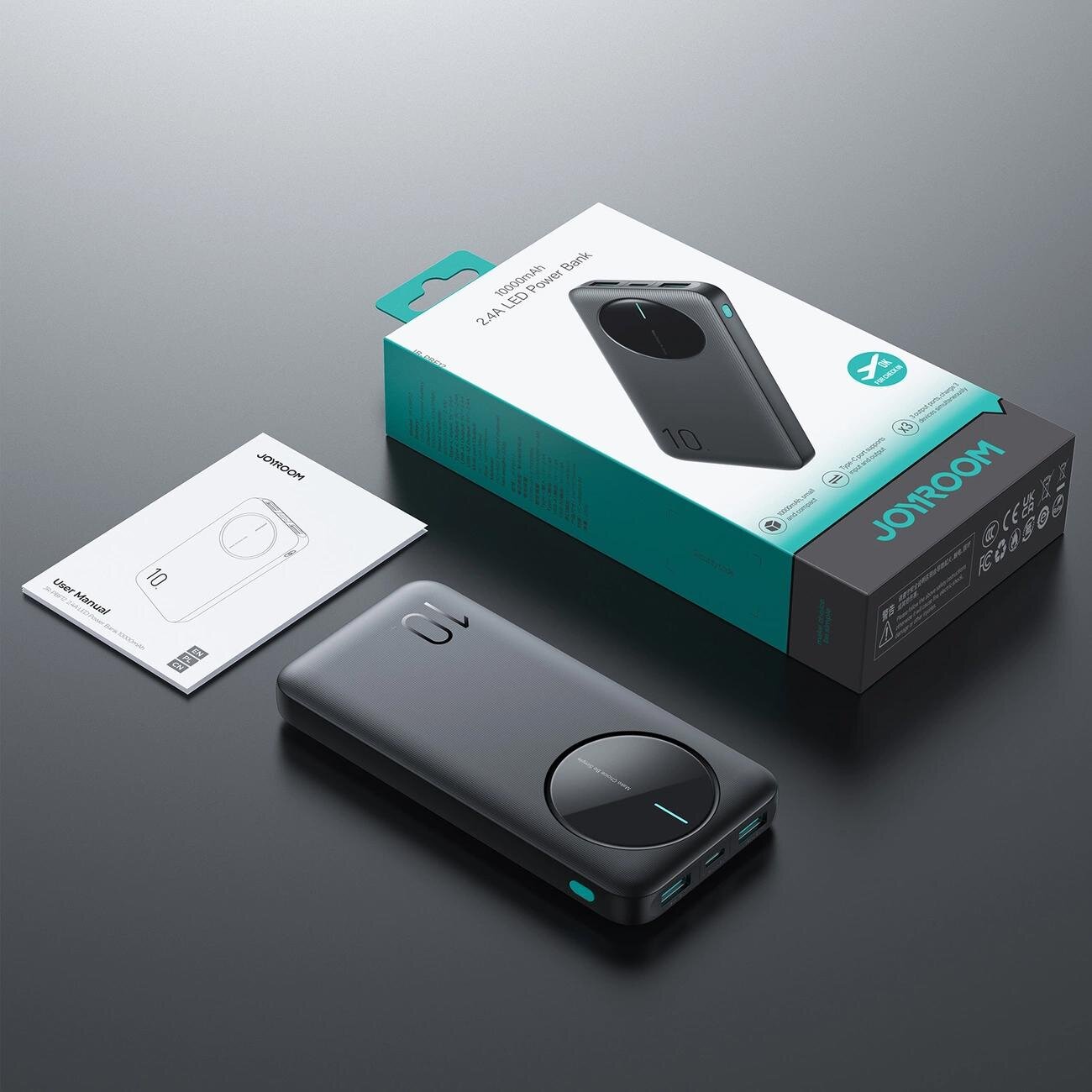 Powerbank JOYROOM JR-PBF12 10000 mAh 22.5W Czarny