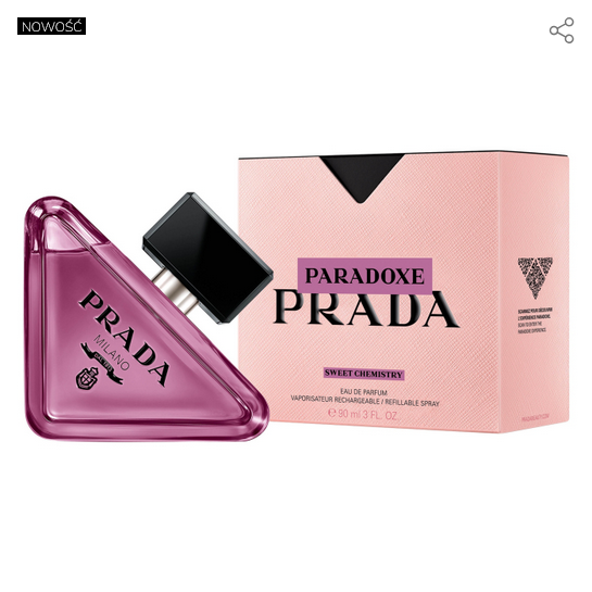 Prada Paradoxe Purple Sweet Chemistry Woda Perfumowana dla kobiet, 90 ml (NOWOŚĆ 2026)