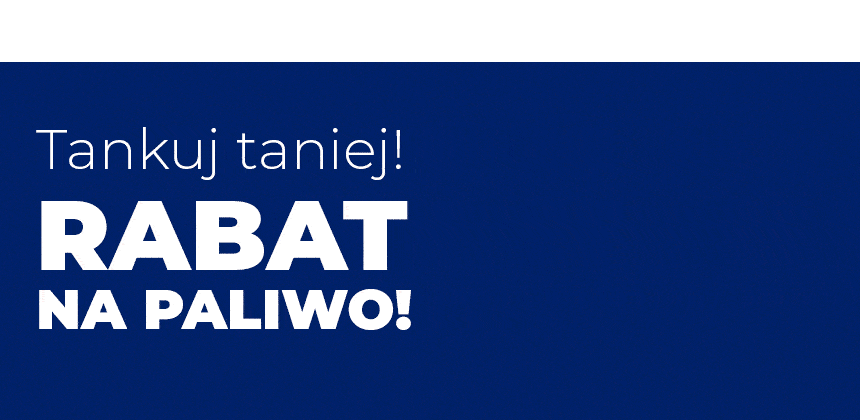 Rabat od MOYA - tankuj taniej 31 gr/l!