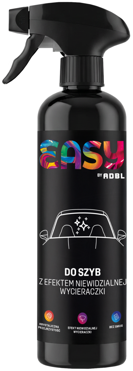 Easy By ADBL Płyn do szyb z efektem niewidzialnej wycieraczki, 450 ml