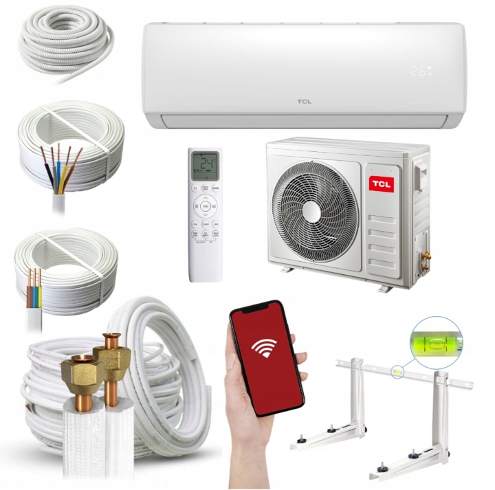 Klimatyzator TCL Elite Plus XA73I 3,5kW do ogrzewania + zestaw 3mb