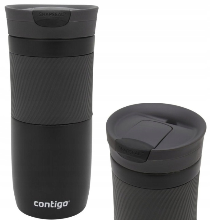 Kubek termiczny Contigo Byron 470 ml czarny - od esiteo