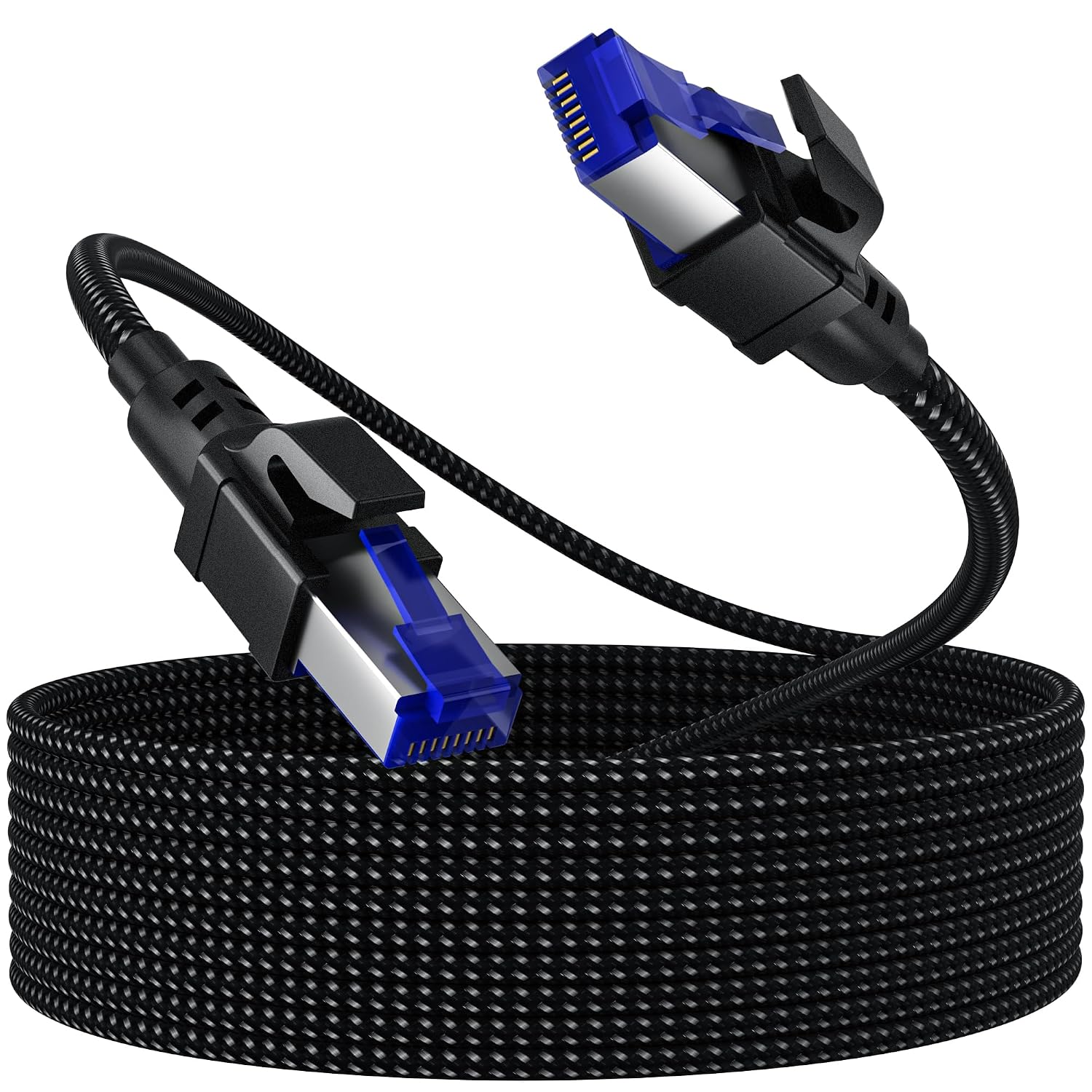 lalasis, Kabel lan 5 m, sieciowy, Gigabit krosowy 40 Gb/s 2000 MHz S/FTP, w oplocie