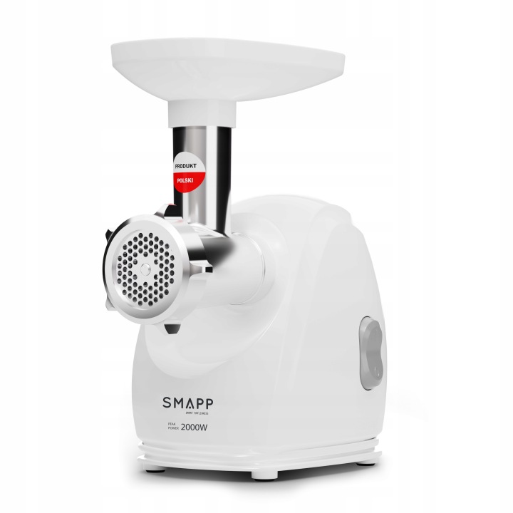 MASZYNKA DO MIELENIA MIĘSA SMAPP 489.8 BIAŁA 2000W+GRATIS - od hipiotr