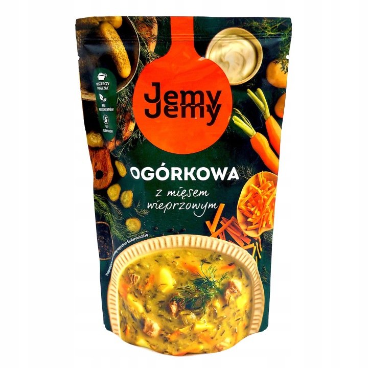 Jemy Jemy Zupa Ogórkowa z Mięsem Wieprzowym, 450g