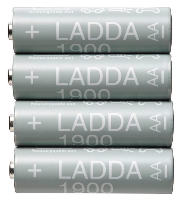 IKEA LADDA Akumulator niklowo-metalowo-wodorkowy AA (R6) 1900 mAh 4 szt