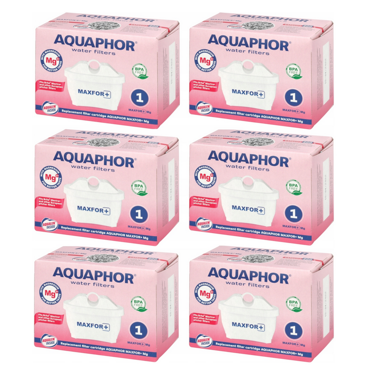 Wkład filtrujący do dzbanka Aquaphor Maxfor+ MG 6 szt. - od Inzynierwody