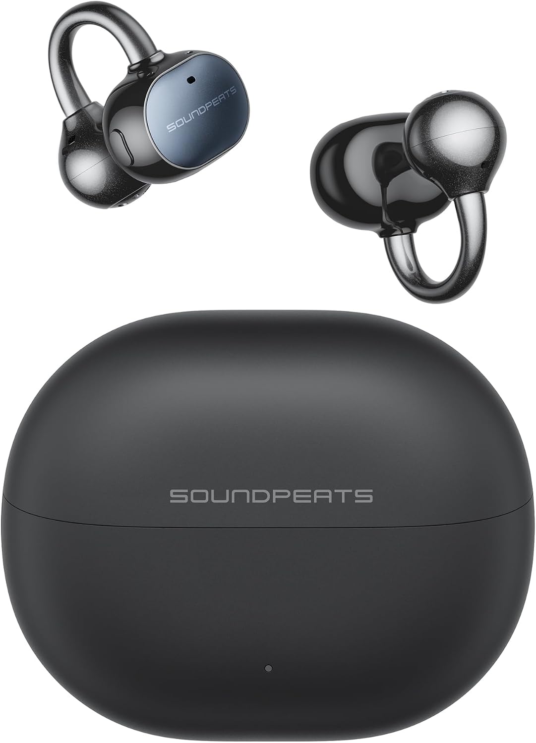 SoundPEATS UU2 Słuchawki Open-ear z LDAC, Fizyczne Przyciski, Czarne