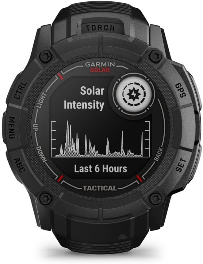 Smartwatch Garmin Instinct 2X Solar Tactical Edition, GPSe, Czarny, XL + bon 20 PLN na kol. zakupy