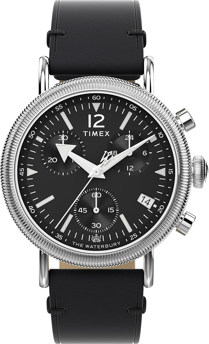 Timex Waterbury Męski zegarek analogowy 39 mm, wodoodporność 100 m