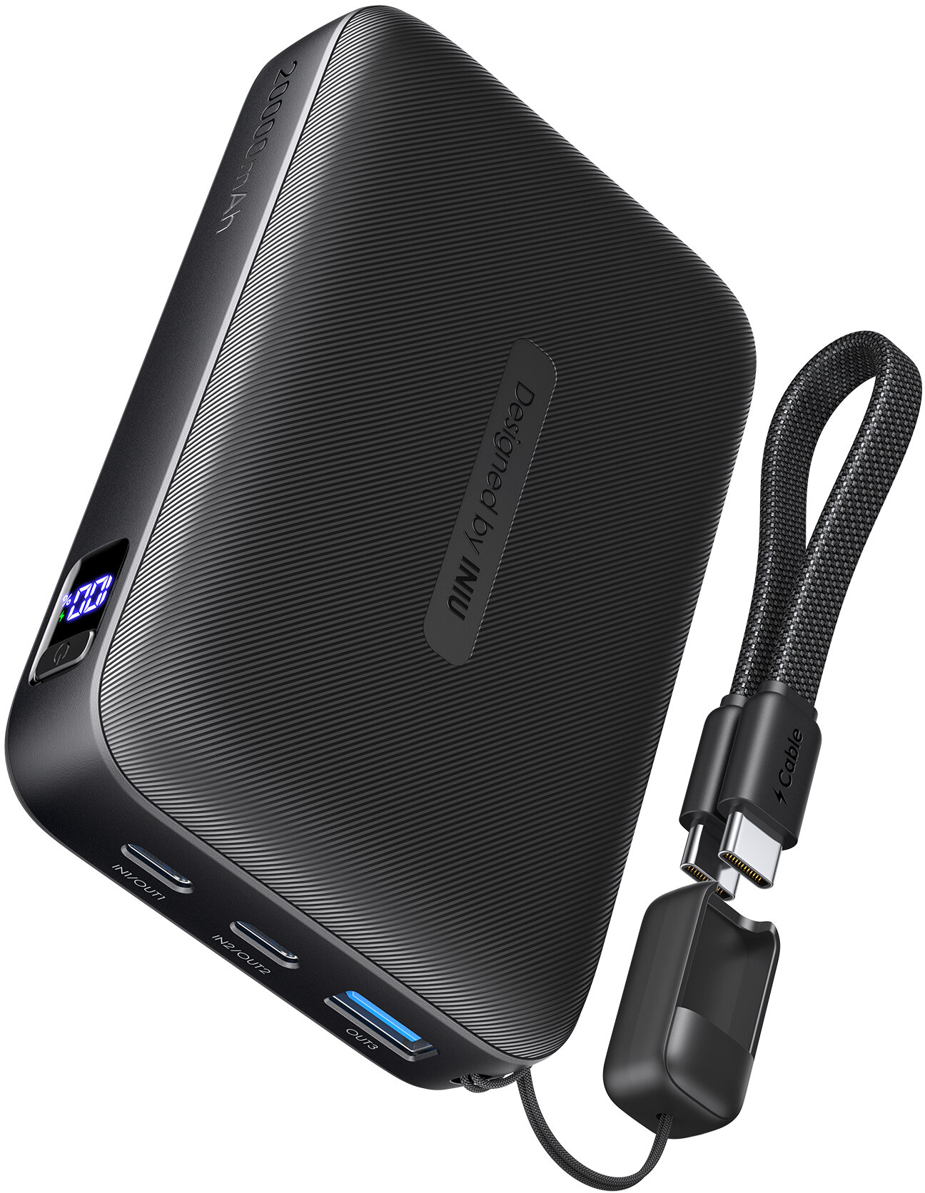 Powerbank INIU Pocket Neo 20000 mAh 22.5W Czarny