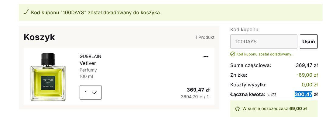 GUERLAIN Vetiver, Perfumy dla mężczyzn, 100 ML