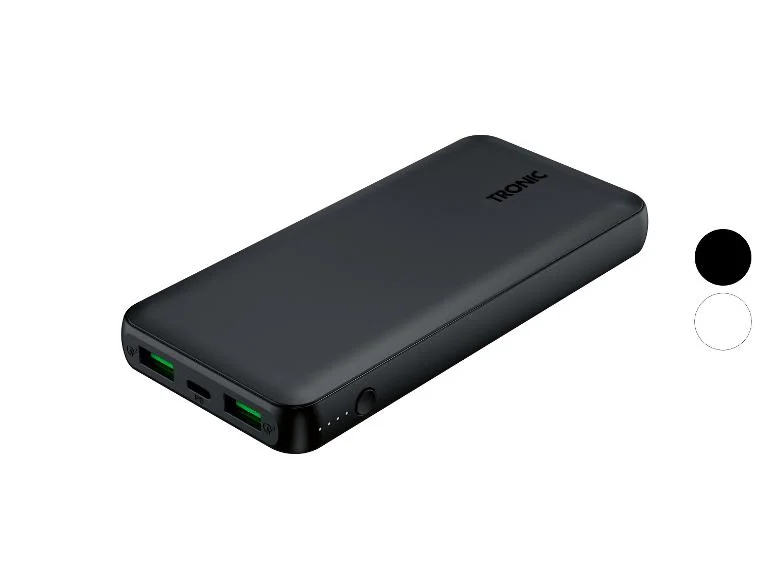 TRONIC® Powerbank 10.000 mAh (czarny lub biały)