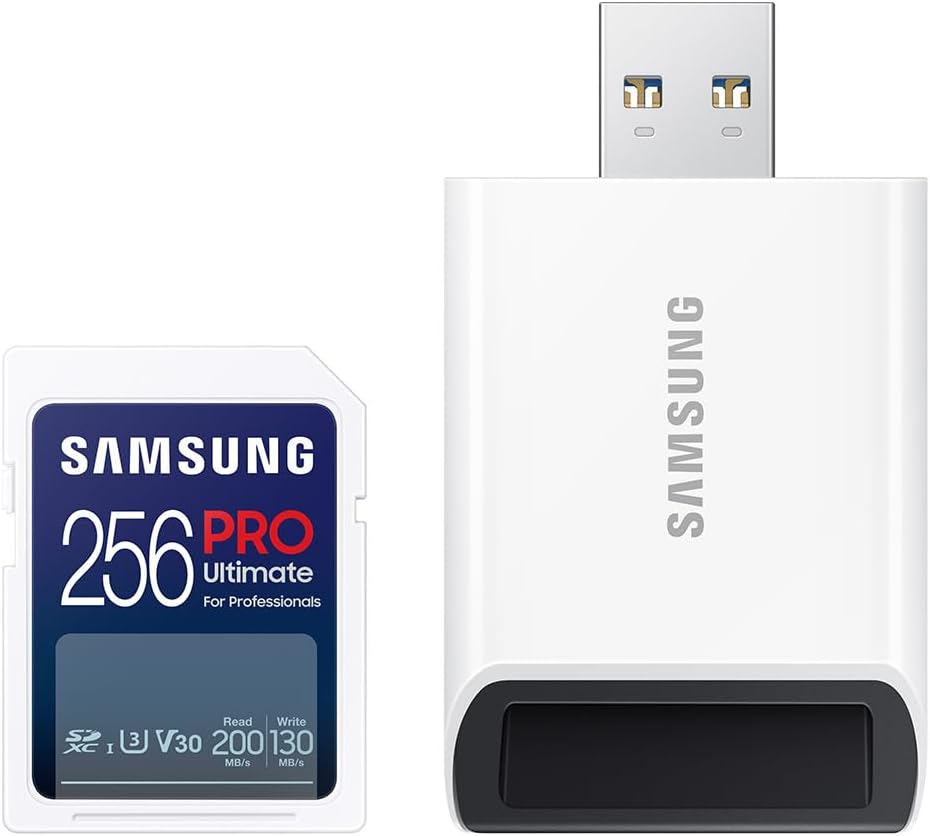 Samsung Karta SD PRO Ultimate 256 GB UHS-I U3 + czytnik