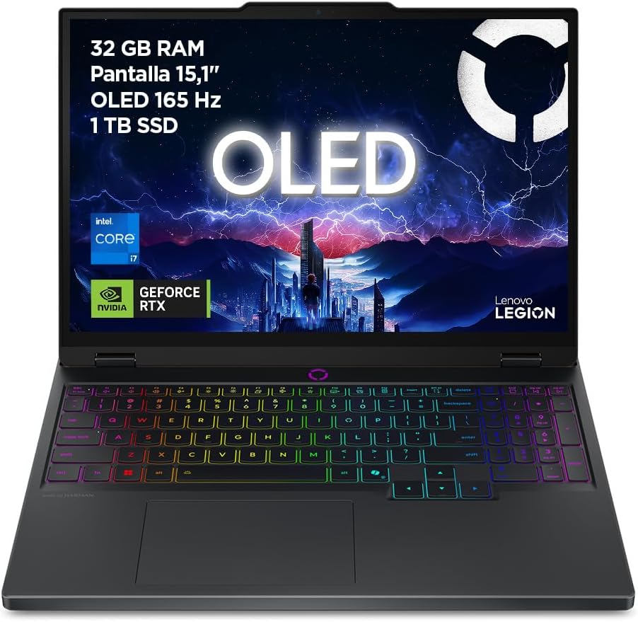Lenovo Legion 5 Gen 10 – komputer przenośny do gier IA 15.1" WQXGA OLED