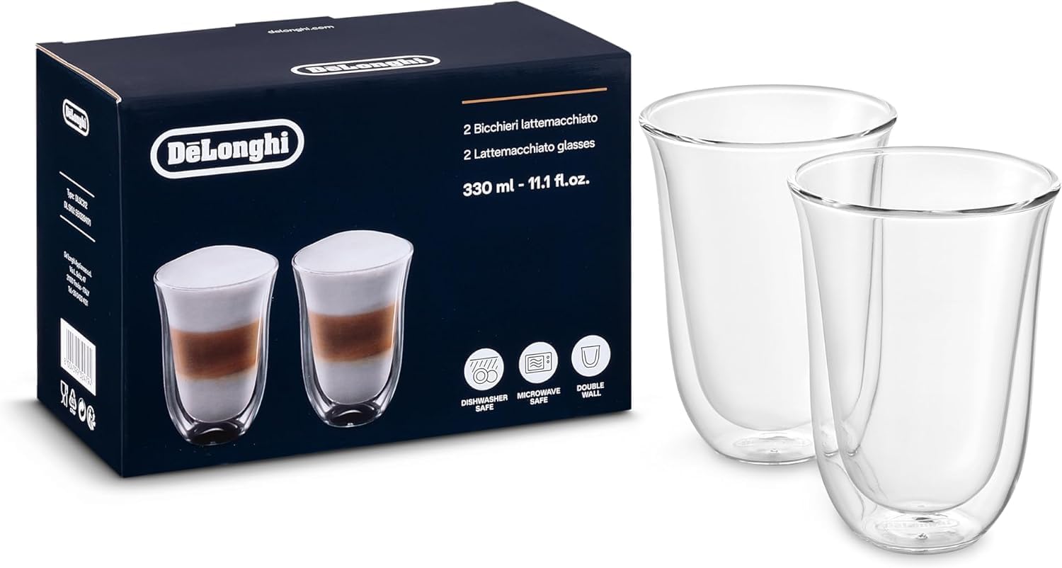 De’Longhi Cappuccino Zestaw 2 Szklanek