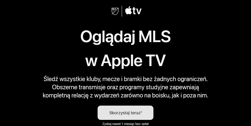 DARMOWY 1 MIESIĄC Apple TV+ dla nowych i powracających użytkowników (oferta ograniczona)