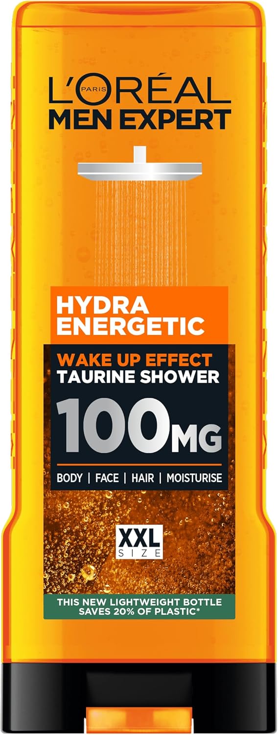L'Oréal Paris Men Expert HYDRA ENERGETIC Żel pod prysznic 400 ml (inne "smaki" w opisie)