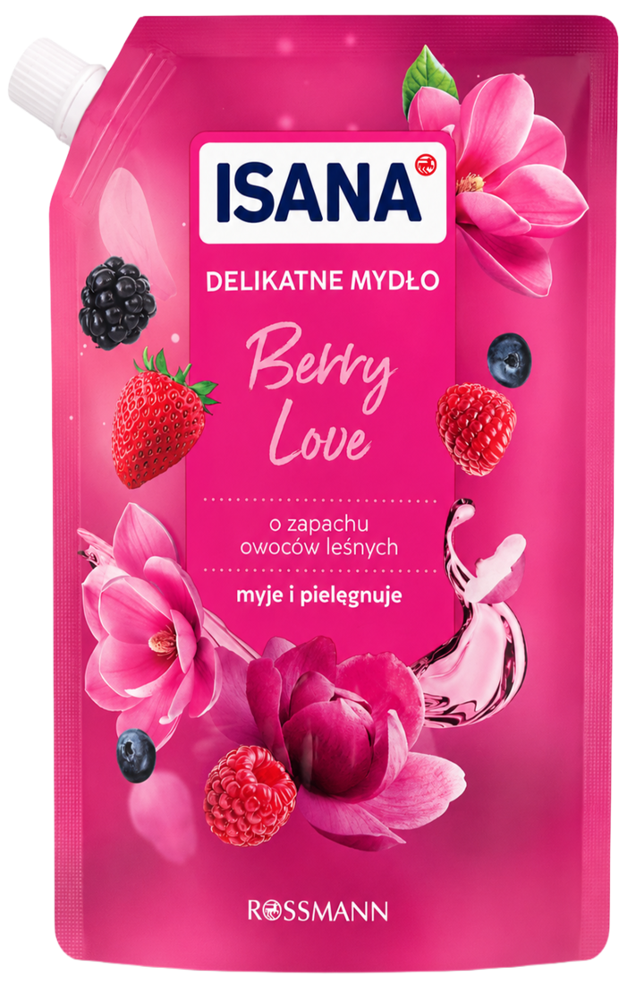 Isana Mydło w płynie zapas Berry Love 500 ml