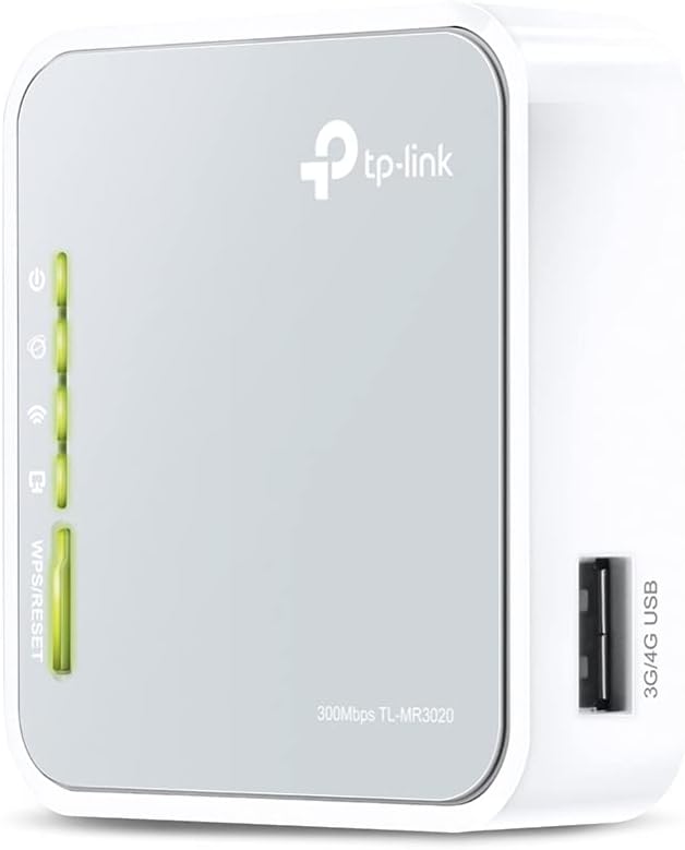 TP-Link TL-MR3020 | Przenośny router 3G/4G Wi-Fi N150 | WISP AP | Zasilanie USB