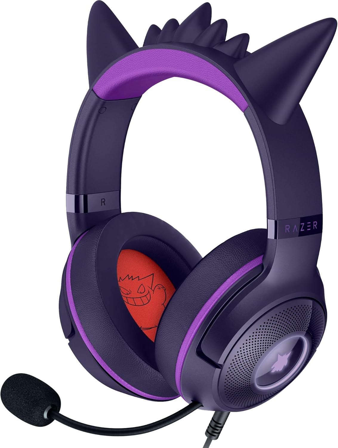 Razer Kraken Kitty V2 - Pokémon Gengar Edition fioletowy