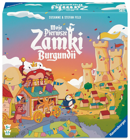 Moje Pierwsze Zamki Burgundii gra planszowa Ravensburger