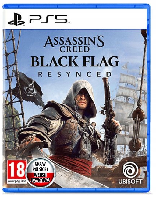 Assassin's Creed Black Flag Resynced PS5 + Szkarłatny Pakiet po Polsku NOWA - od StoryMediaFun