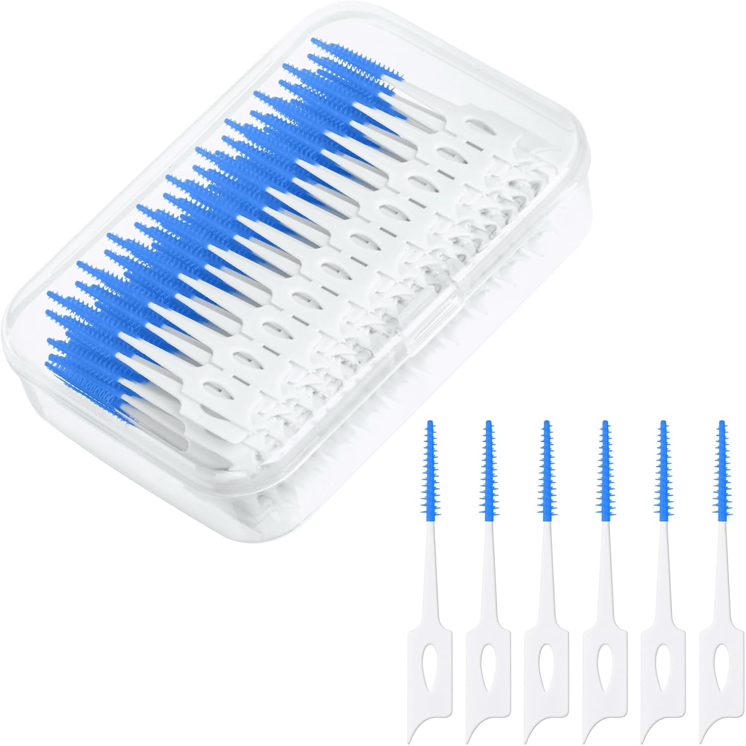 URAQT 220 sztuk szczoteczek międzyzębowych (2 kolory)