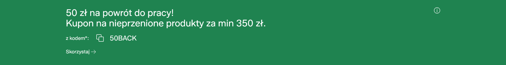 KUPON -50 PLN na nieprzecenione produkty MWZ 350 PLN - ZALANDO