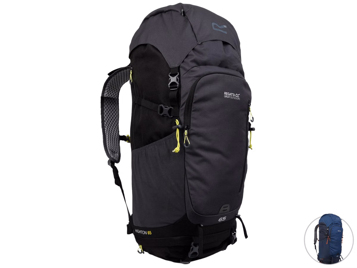 Plecak Regatta Highton V2 | 65 l (czarny lub granatowy)